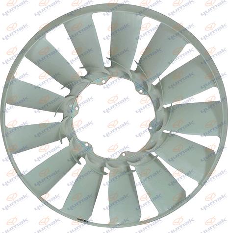 YUMAK 19.01.171 - Fan Wheel, engine cooling car-mod.net