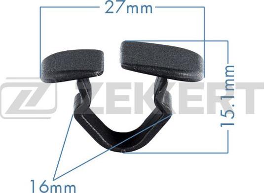 Zekkert BE-1943 - Clip, trim / protective strip car-mod.net