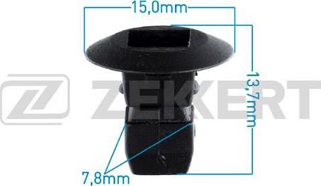 Zekkert BE-1959 - Clip, trim / protective strip car-mod.net