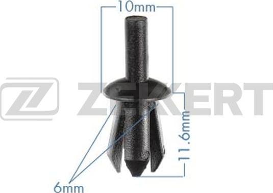 Zekkert BE-1503 - Clip, trim / protective strip car-mod.net