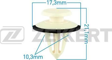 Zekkert BE-1846 - Clip, trim / protective strip car-mod.net