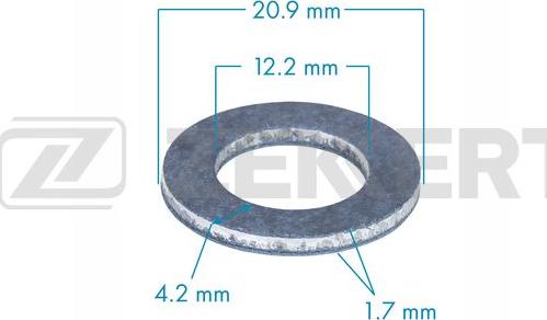 Zekkert BE-3570 - Seal Ring, oil drain plug car-mod.net