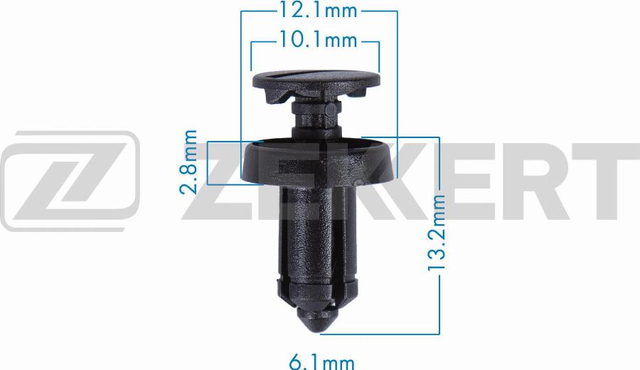 Zekkert BE-3698 - Clip, trim / protective strip car-mod.net