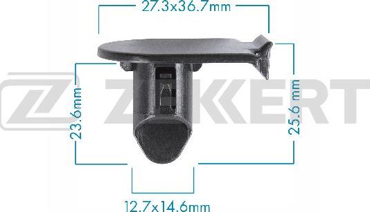 Zekkert BE-3631 - Clip, trim / protective strip car-mod.net