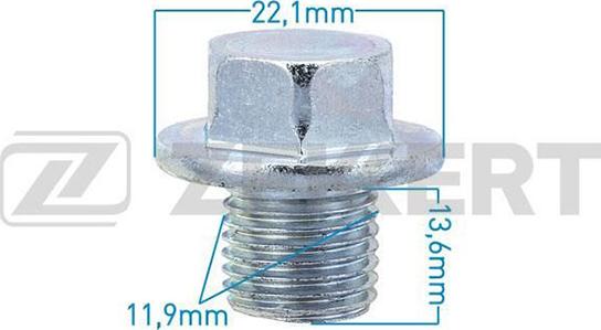 Zekkert BE-3250 - Sealing Plug, oil sump car-mod.net
