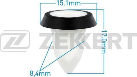 Zekkert BE-2522 - Clip, trim / protective strip car-mod.net