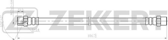 Zekkert BS9046 - Brake Hose car-mod.net