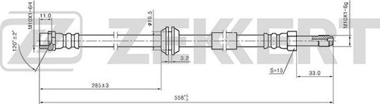 Zekkert BS-9399 - Brake Hose car-mod.net