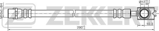 Zekkert BS-9341 - Brake Hose car-mod.net
