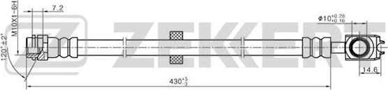 Zekkert BS-9238 - Brake Hose car-mod.net