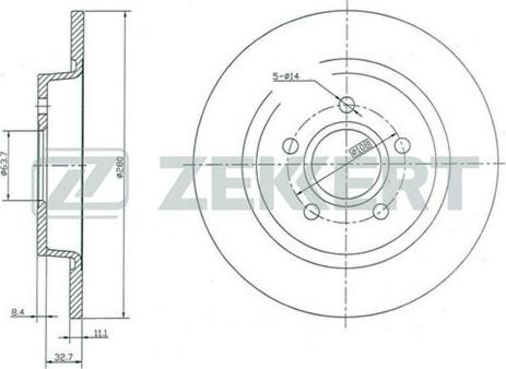 APlus 61301AP - Brake Disc car-mod.net