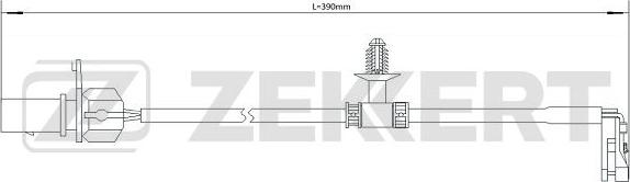 Zekkert BS-8096 - Warning Contact, brake pad wear car-mod.net