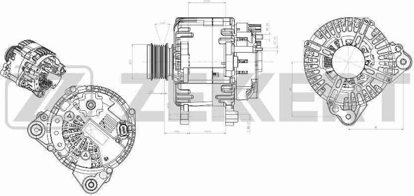 Zekkert GE-1004 - Alternator car-mod.net