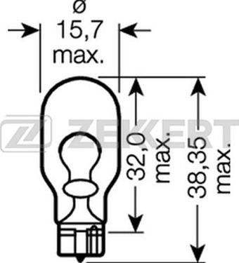 Zekkert LP-1090 - Bulb, indicator car-mod.net