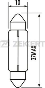 Zekkert LP-1062 - Bulb, licence plate light car-mod.net