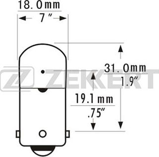 Zekkert LP-1079 - Bulb, indicator car-mod.net