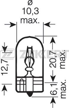 Zekkert LP-1149 - Bulb, indicator car-mod.net