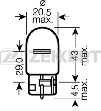 Zekkert LP-1150 - Bulb, indicator car-mod.net