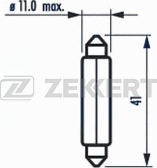 Zekkert LP-1133 - Bulb, tail light car-mod.net