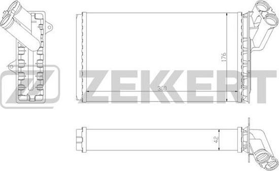 Zekkert MK-5068 - Heat Exchanger, interior heating car-mod.net