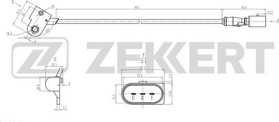 Zekkert SE-5052 - Camshaft position Sensor car-mod.net
