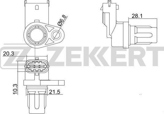 Zekkert SE-5005 - Camshaft position Sensor car-mod.net