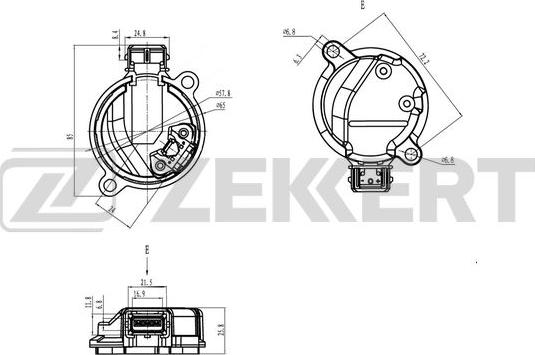 Zekkert SE-5011 - Camshaft position Sensor car-mod.net