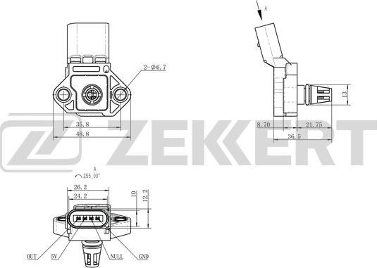 Zekkert SE-2018 - Air Mass Sensor car-mod.net