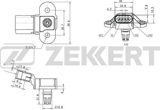 Zekkert SE-2017 - Air Mass Sensor car-mod.net