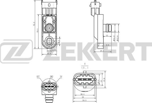 Zekkert SE-2020 - Air Mass Sensor car-mod.net