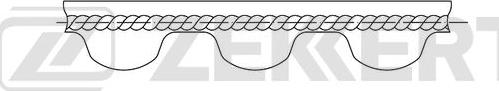 Zekkert ZR-1015 - Timing Belt car-mod.net
