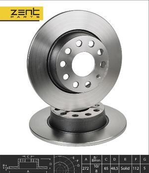 ZENTPARTS Z05991 - Brake Disc car-mod.net