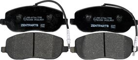 ZENTPARTS Z07475 - Brake Pad Set, disc brake car-mod.net