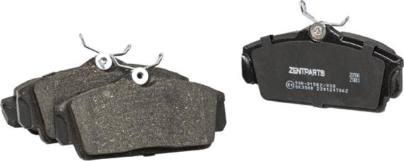 ZENTPARTS Z07338 - Brake Pad Set, disc brake car-mod.net