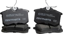 ZENTPARTS Z07326 - Brake Pad Set, disc brake car-mod.net