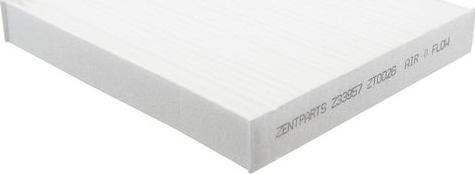 ZENTPARTS Z33957 - Filter, interior air car-mod.net