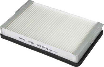 ZENTPARTS Z33922 - Filter, interior air car-mod.net