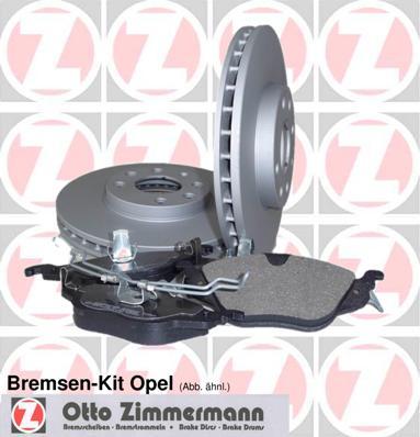Zimmermann 640.4219.00 - Brake Set, disc brakes car-mod.net