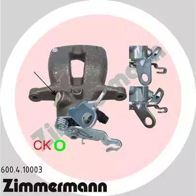 Zimmermann 600.4.10003 - Brake Caliper car-mod.net