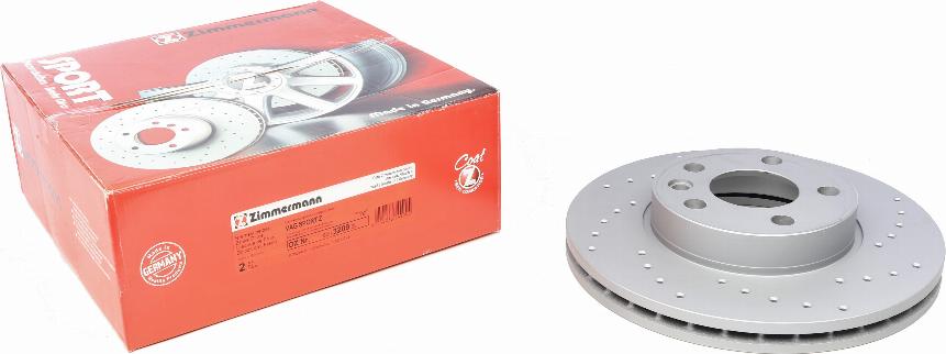 Zimmermann 600.3209.52 - Brake Disc car-mod.net