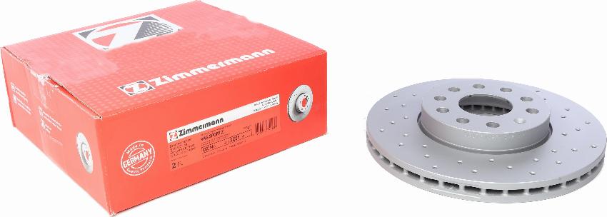 Zimmermann 600.3221.52 - Brake Disc car-mod.net