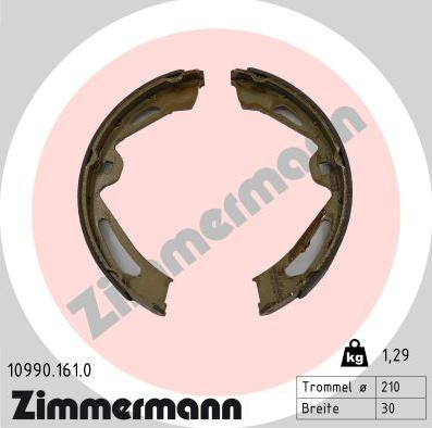 Zimmermann 10990.161.0 - Drum Brake Shoe Set car-mod.net