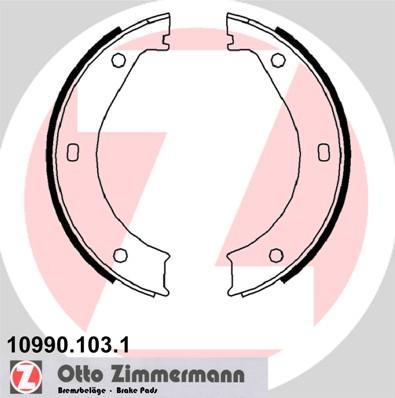 Zimmermann 10990.103.1 - Brake Shoe Set, parking brake car-mod.net