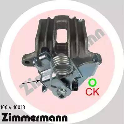 Zimmermann 100.4.10018 - Brake Caliper car-mod.net