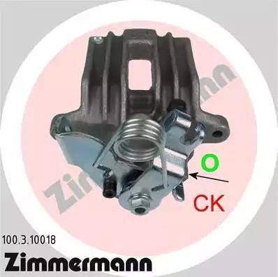 Zimmermann 100.3.10018 - Brake Caliper car-mod.net
