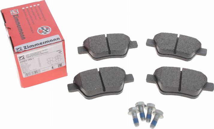 Zimmermann 24563.165.1 - Brake Pad Set, disc brake car-mod.net