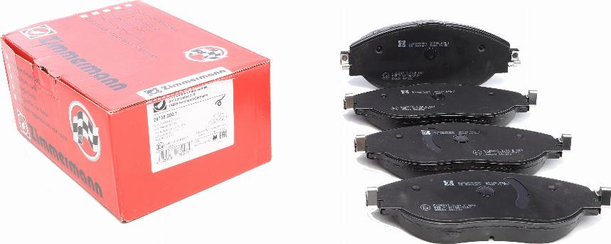 Zimmermann 24738.200.1 - Brake Pad Set, disc brake car-mod.net