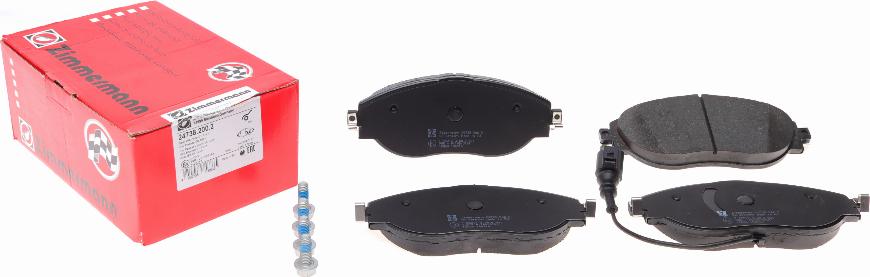 Zimmermann 24738.200.2 - Brake Pad Set, disc brake car-mod.net
