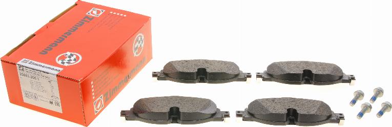 Zimmermann 25683.200.1 - Brake Pad Set, disc brake car-mod.net