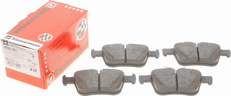 Zimmermann 25009.165.1 - Brake Pad Set, disc brake car-mod.net